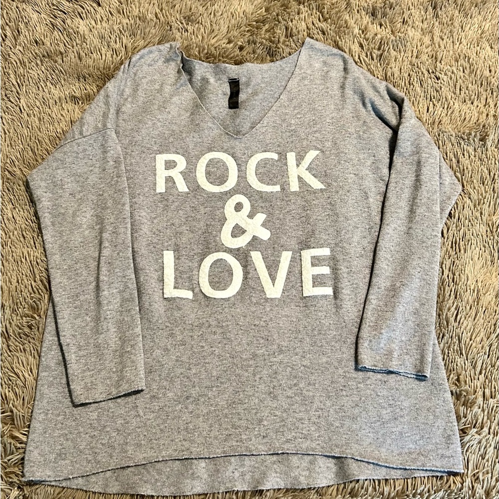 Rock & Love v-neck sweater!